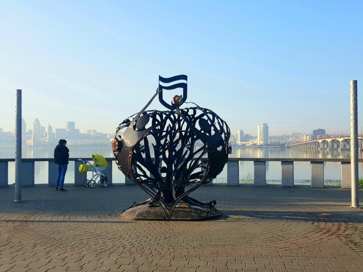 Dnipro Evening, View # Вечірній Дніпро У Центрі, Фантастичний Вид ภายนอก รูปภาพ